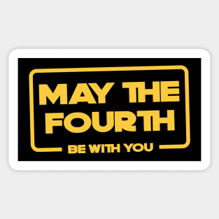 MAY THE FOUTH BE WITH YOU Sticker